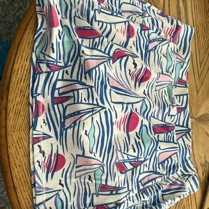 Talbots multi colored skort